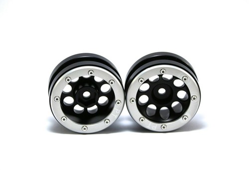 Beadlock Wheels PT- Ecohole Black/Silver 1.9 (4 pcs) - Picture 3 of 4