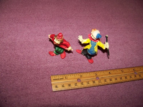 Clown Figures (2.5") (Hard Plastic) (Cake Toppers?) - Picture 3 of 4