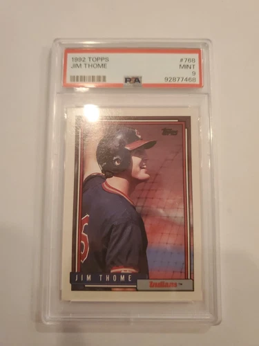 1992 Topps - #768 Jim Thome PSA 9 MINT
