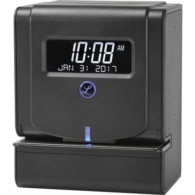 Lathem 2100HD Employee Time Clock for Small Business - 9.8'' x 6'' x 8'', Black 