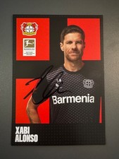 Xabi Alonso  Bayer 04 Leverkusen Autogrammkarte 2024/25  24/25  HAND-SIGNIERT !