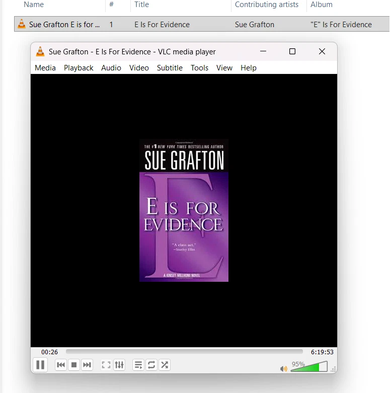 AUDIOBOOKS ~ SUE GRAFTON - THE ALPHABET SERIES COMPLETE A - Y 25 BOOKS .MP3 USB - Image 3 of 4