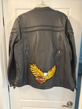 harley davidson leather jacket women.  XXX SIZE.   SEE PHOTO