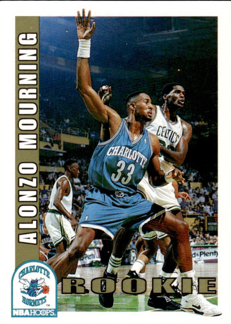 1992-93 Hoops #361 Alonzo Mourning
