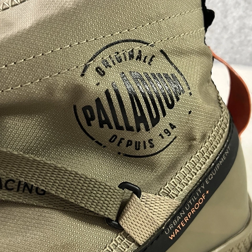 Botas Paladio Para Hombres 9 Verde Nylon Pampa Viaje Lite Utilidad Punta Suave Tenis Foto 3 de 4