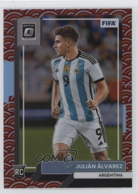 2022-23 Panini Donruss Optic Photon Prizm Julian Alvarez #8 16n8