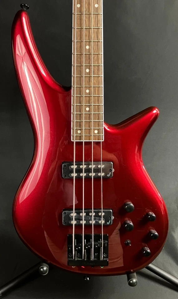 Bajo Jackson X Series SBX IV Spectra 4 cuerdas acabado rojo manzana caramelo Foto 2 de 4