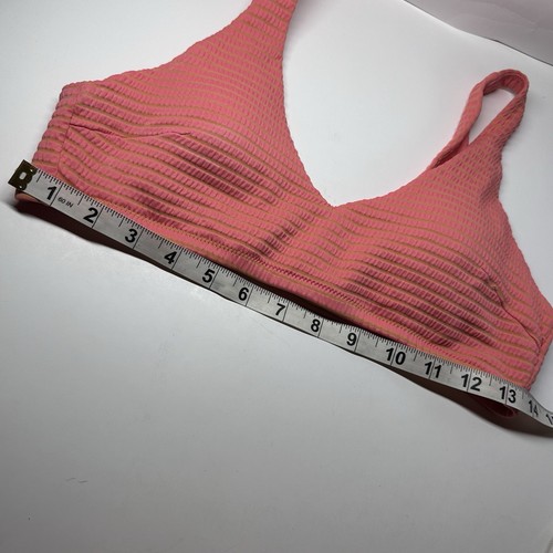 Lululemon Smocked Skimpy Fit Swim Suit Bikini Top Bottom Size 8 A/B Cup Apricot - Picture 11 of 12