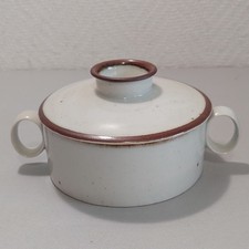 Dansk Design Denmark Brown Mist Zuckerdose m. Deckel Design Niels Refsgaard 70er