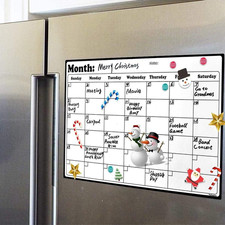 Fridge Calendar Magnetic Dry Erase Whiteboard Calendar for Refrigerator Planners