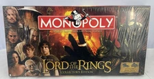 2001 Lord of the Rings Collectors Monopoly Game USAopoly Brand New Sealed