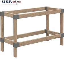 Workbench Kit All Hardware Included Easy Assembly Lightweight Plastic Brackets