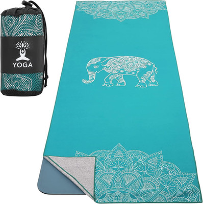 Yogamatten Handtuch, Rutschfest Yoga Handtuch Auflage Für Yogamatte Schweißabsor