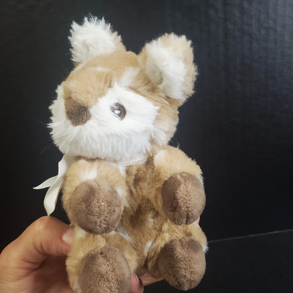 Bearington Baby Lil' Willow Mini Plush Fawn Brown Lovey 5” - Image 3 of 4