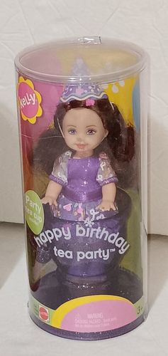 Nuova Barbie Buon Compleanno Tea Party Kelly Bambola Melodia