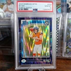 2024 Panini Donruss Optic - Rated Rookie Bo Nix #209 Purple Shock Prizm RC Psa10