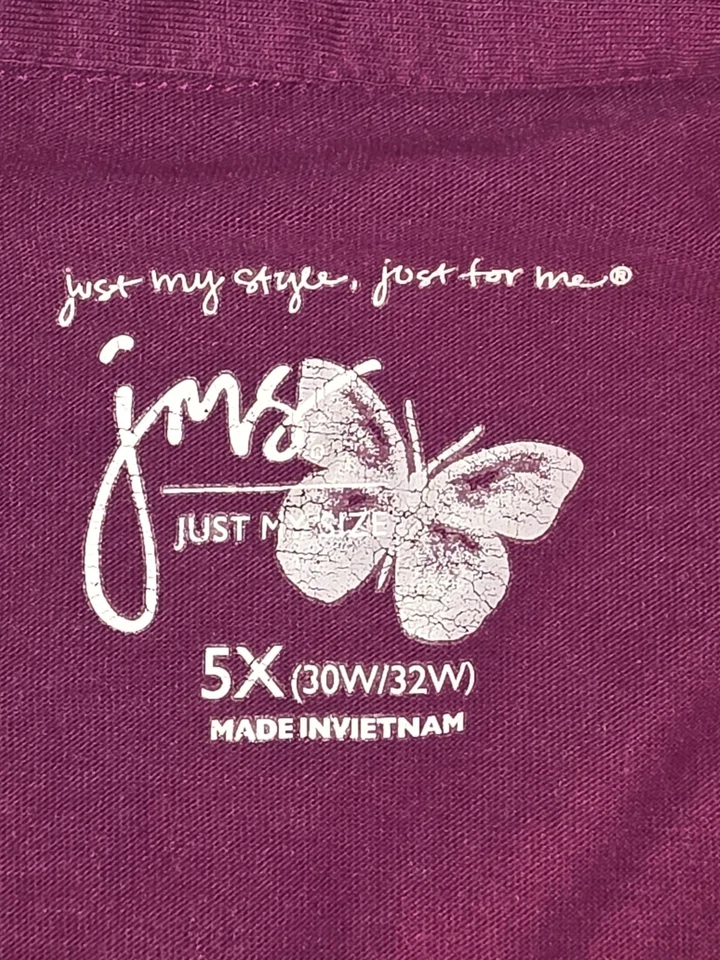 Pullover de manga corta LBW tejido rosa Henley Top para mujer Plus 4X Foto 3 de 3