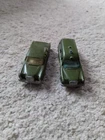 Matchbox Lesney Superfast No46 MERCEDES 300SE & Ambulance in ARMY OLIVE GREEN