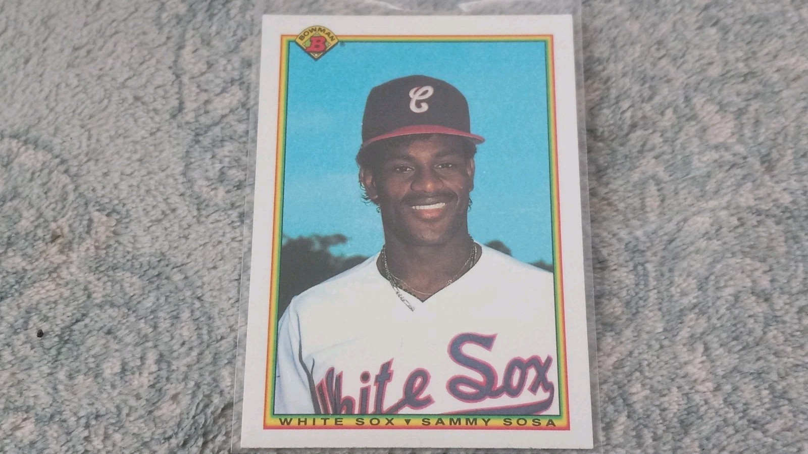 Sammy Sosa 1990 Bowman Rookie Card RC #312 Chicago White Sox Looks Very Nice