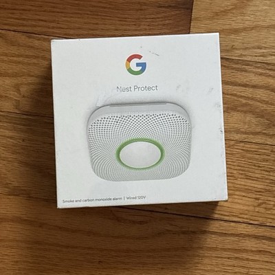 Google Nest Protect Wired 120V S3003LWES -Sealed- Expiration 2030