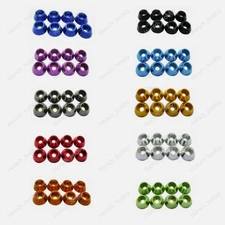M4 Aluminum Alloy Cone Cup Head Screw Gasket screw washer 1/10 1/8 RC car Color