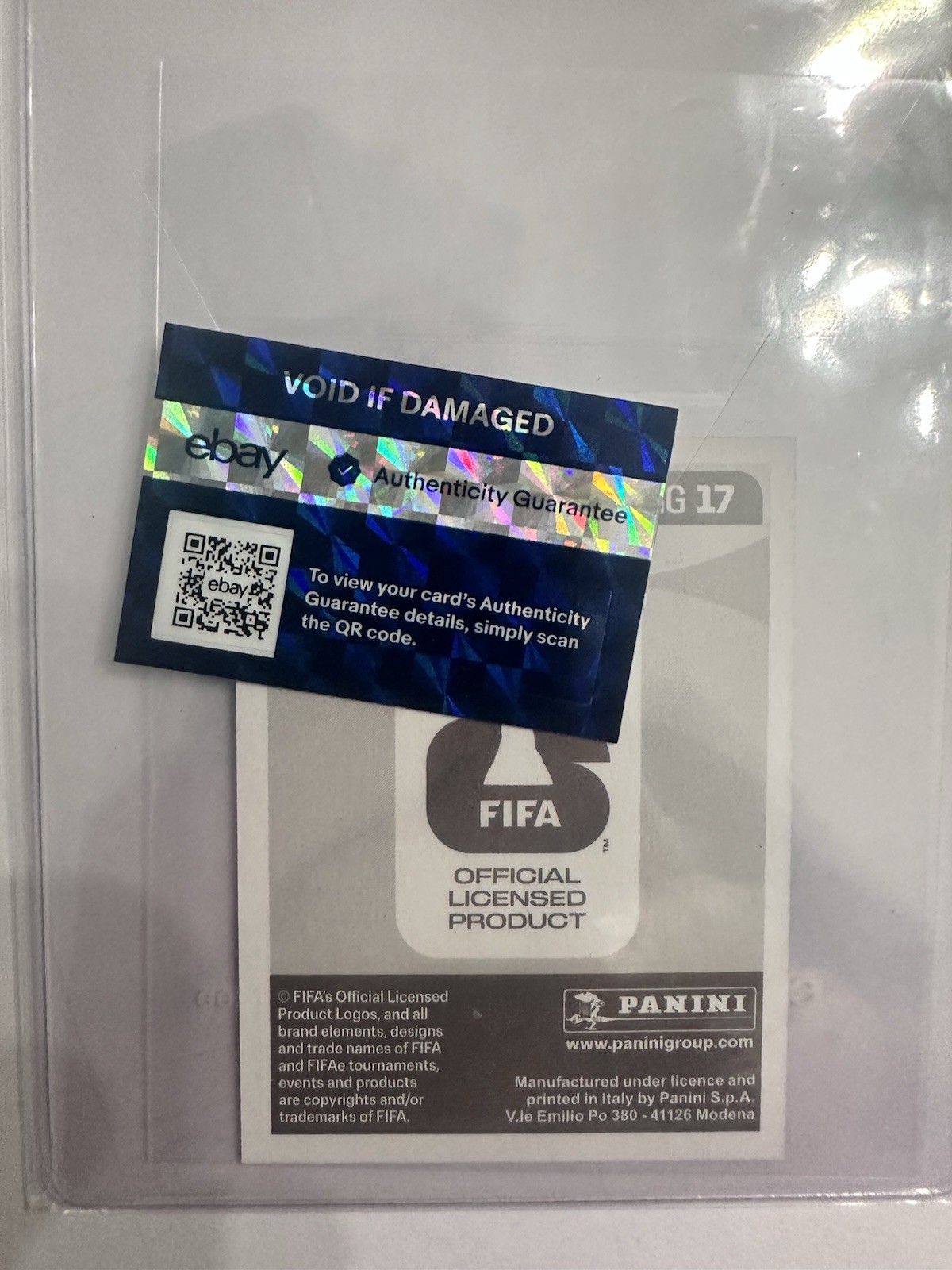 Panini FIFA Lionel Messi  RARE PURPLE parallel FULLY AUTHENTICATED view 3