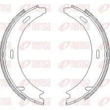 Bremsbackensatz, Feststellbremse 4094.02 REMSA für MERCEDES-BENZ 124 T-Model SLK