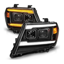Headlight Front Black Housing for Nissan Frontier 2009-2020