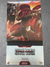 Hot Toys MMS353D16 Marvel Civil War Iron Man Mark XLVI MK 46 Diecast 1 6 Figure
