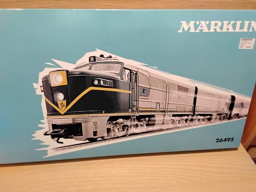 M306)Märklin 26495 - Reisezug"Montreal limited" - Alco PA-1 - digital - HO - OVP | Zustand: Gebraucht