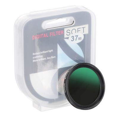 For 37mm Fog Effect Soft Diffusion Filter for Camera Black