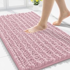 Bathroom Rugs Mat 30x20, Extra Soft Absorbent Chenille Bath Rugs, Non Slip