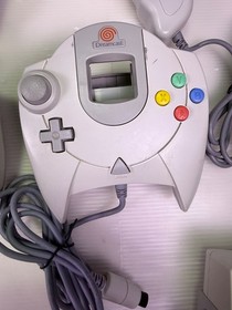 SEGA Dreamcast Console Bundle Tested 3 OEM Controllers + MadCatz + 2 Games