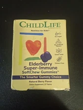 Kids, Elderberry Super-Immune SoftChew Gummies, Natural Berry, 27 Tablets