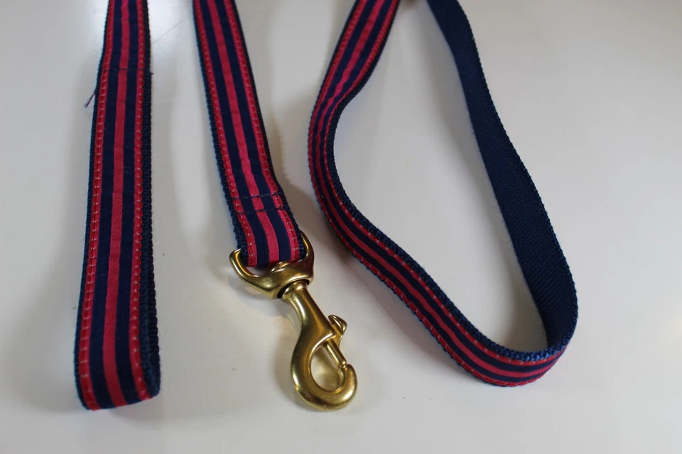 Up Country Dog Leash with D-ring Pink Striped Made In USA 5 Foot Lead excellent - Image 3 of 4