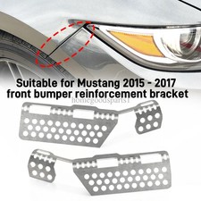 For Mustang 2015-2017 Front Bumper Tabs Reinforcement Mounts Aluminum Repair Kit
