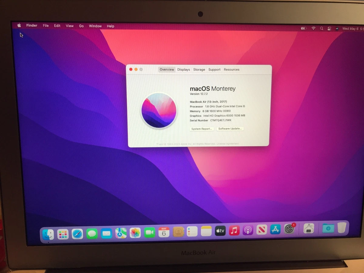 整備済み品Apple MacBook Air 2017(13インチ 美品！MacBookAir 2017 13