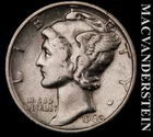 1940-D Mercury Dime- Silver- Very Fine+/ Extra Fine- No Reserve #L5583
