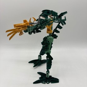INCOMPLETE LEGO Bionicle Piraka Zaktan 8903 Green Missing: Zamor canister manual