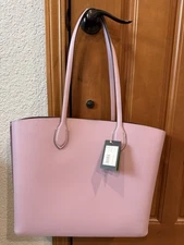 BRAND NEW Kate Spade New York Large Suite Work Tote Crossgrian Leather Lavender 