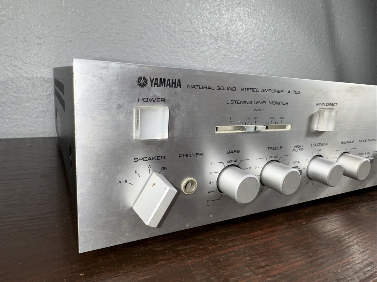 アンプ YAMAHA NATURALSOUNDSTEREOAMPLIFIER CA-RI Yamaha CA-R1 Stereo Integrated Amplifier Vintage Audio Used