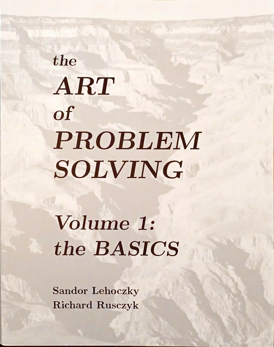 The Art of Problem Solving Vol 1: The Basics W/ SOLUTIONS (Two-book bundle;  NEW)