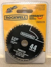 Rockwell RW9229 3-3/8" D X 19/32" Versacut Circular Saw Blade 44 teeth