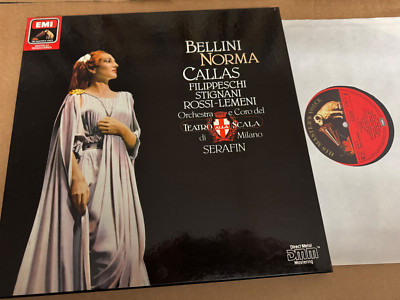 EX 29 0066 3 Bellini Norma Maria Callas Teatro Alla Scala Orch Serafin 2 LP Box