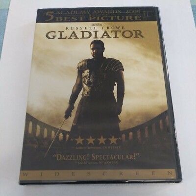 Gladiator DVD 2003 Widescreen Russell Crowe Joaquin Phoenix Brand New