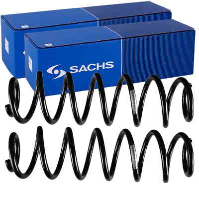 2X SACHS FAHRWERKSFEDERN SATZ HINTEN PASSEND FÜR AUDI A3 VW GOLF LINKS+RECHTS |