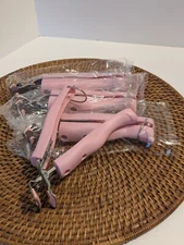 Set-4 PINK Stainless Steel Hot Bowl, Oven Tray, Dish Plate Gripper Tongs Clamps