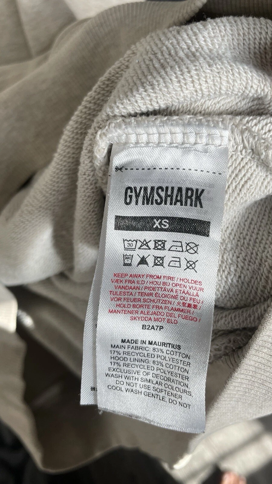 gymshark rest day oversized hoodie