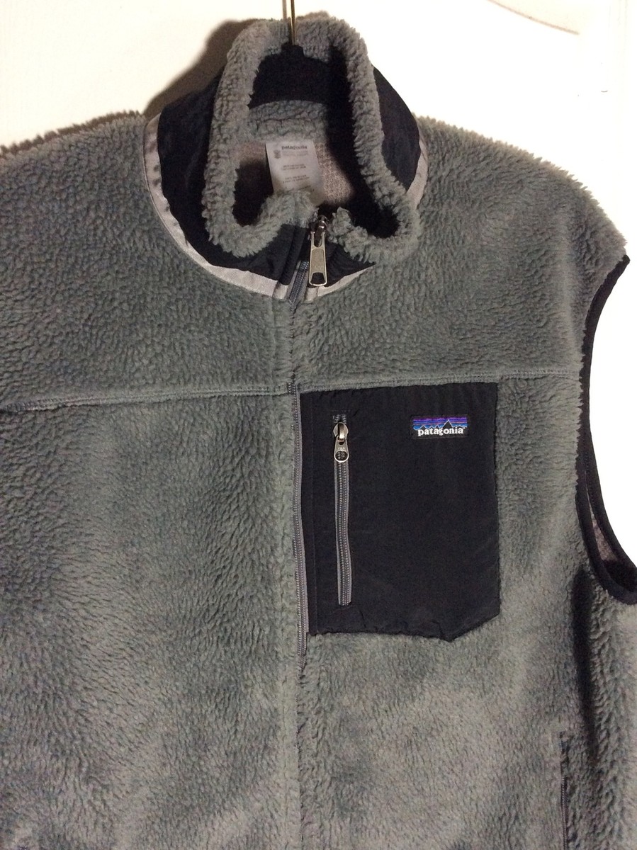 Patagonia Classic Retro-X Deep Pile Fleece Vest Nickel Grey Patagonia Classic Retro-X Deep Pile Fleece Vest Nickel Grey