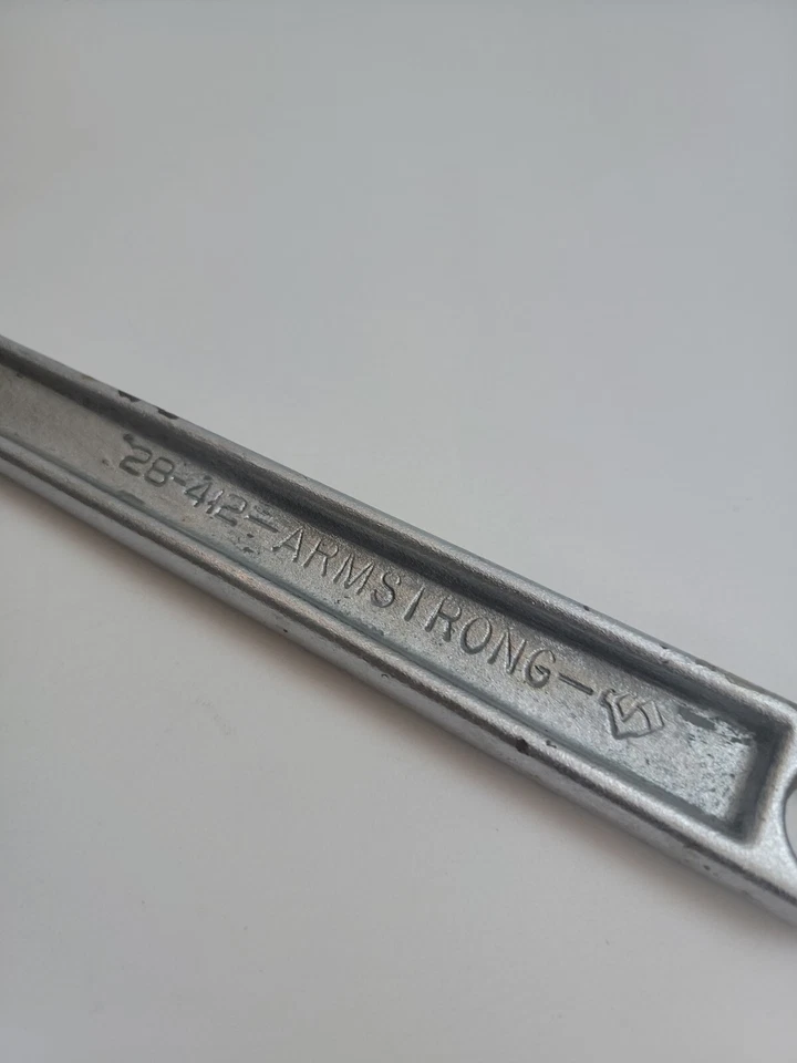 Llave ajustable Armstrong Tools USA 12" pulgadas 305 mm 28-412 vintage Foto 2 de 4